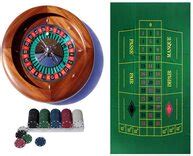 Roulette Sets, Roulette wheels, Chips, Rakes and Mats.